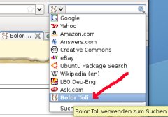 Bolor search bar